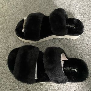 Brand new in box, Kollaburra by UGG black slippers